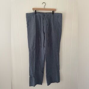 Patrick James 100% Linen Drawstring Pants